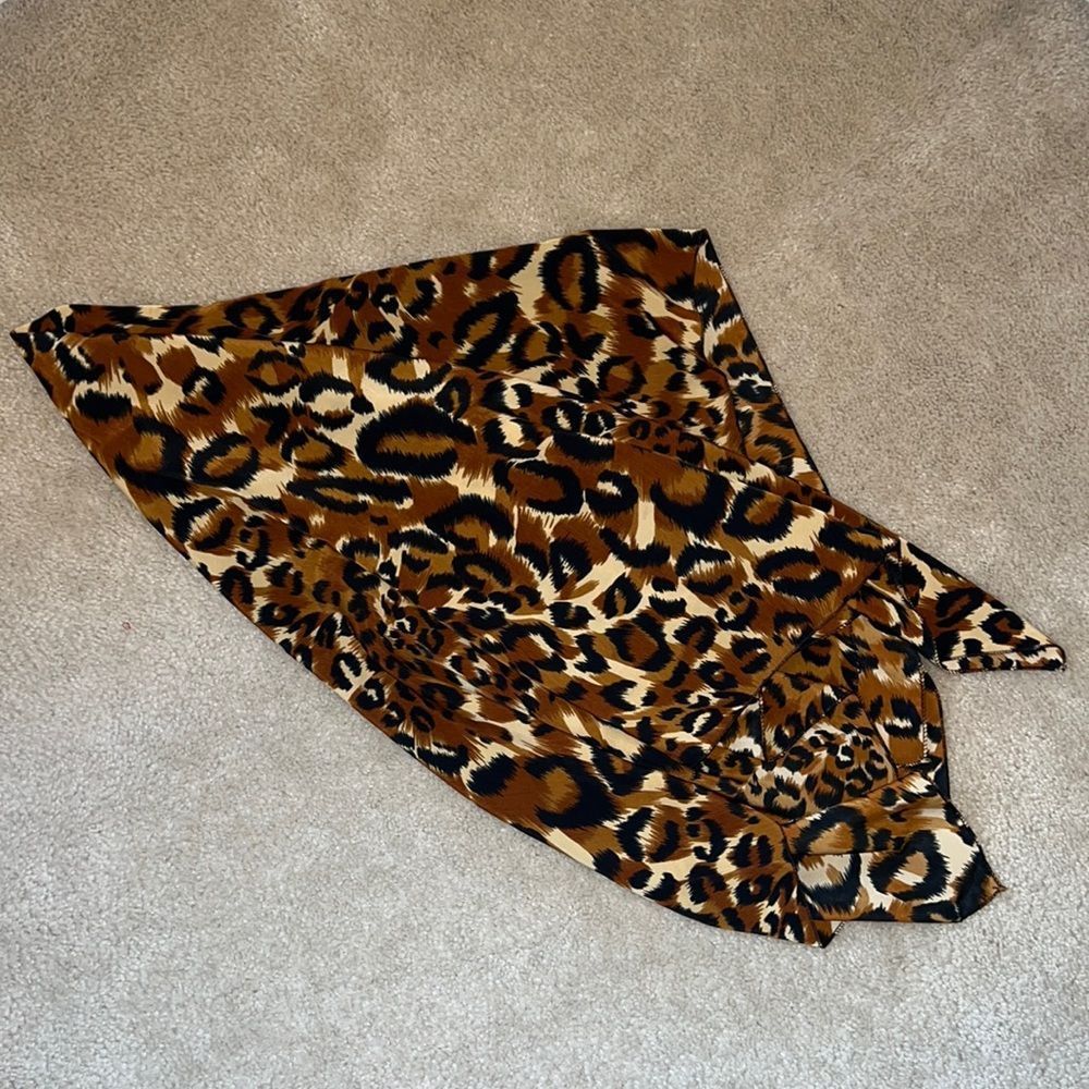 Leopard Animal Print Scarf - NWOT